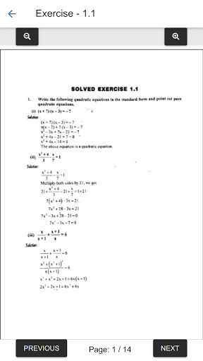 10th Class Math Key book Screen 3