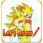 Cover Image of ダウンロード Drawing Hedgehog: How to draw Soni Hedgehog 10.12 APK