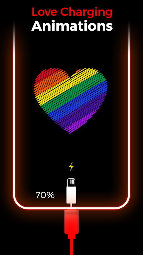 Android application Battery charging animation Fun screenshort