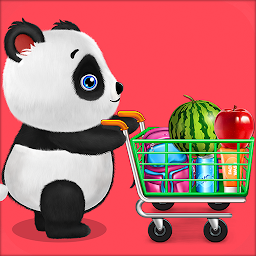 Symbolbild für Panda-Supermarkt-Einkaufsspaß