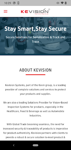 Android application Kevision screenshort