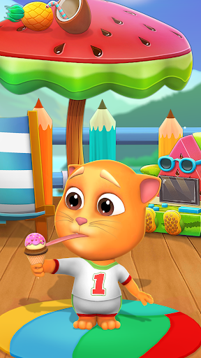 Android application Virtual Pet Tommy - Cat Game screenshort