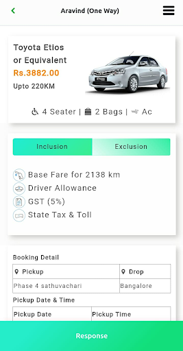 Quick Car Driver Partners App Screen 3