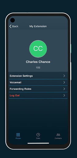 Android application VertiCall screenshort