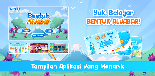Android application Bentuk Aljabar screenshort