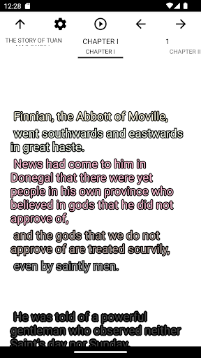 zBook: Irish Fairy Tales Screen 2