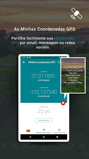 As Minhas Coordenadas GPS screenshot 1