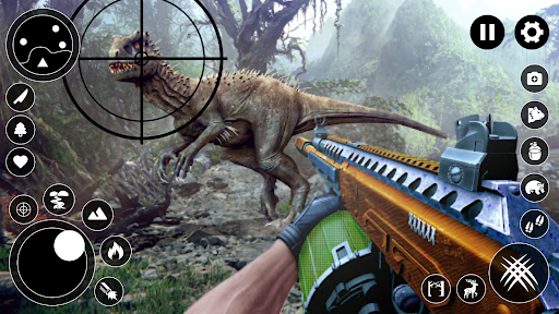 Real Dinosaur Hunting Gun Game Screen 2