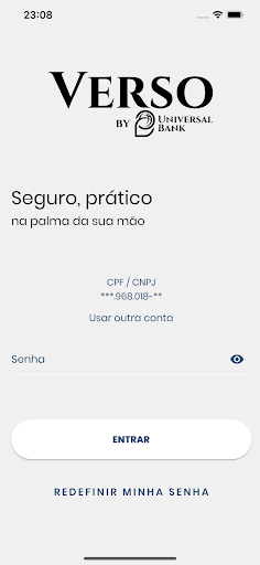 Android application VERSO screenshort