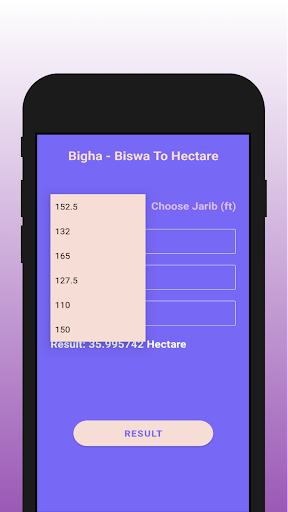 Bigha-Biswa To Hectare Screen 2