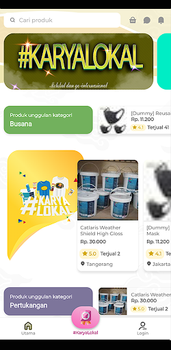 Android application Kulakantetangga screenshort