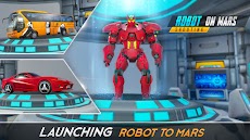 火星の戦い3D：バスロボットゲームのおすすめ画像1
