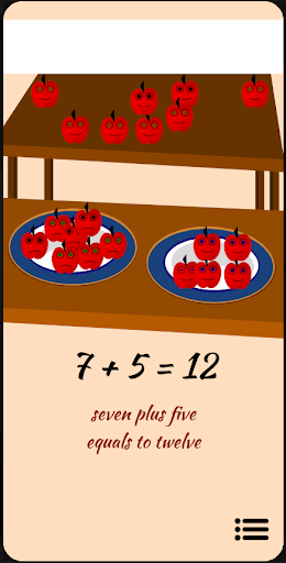 Android application Primary 1 Mathematics screenshort