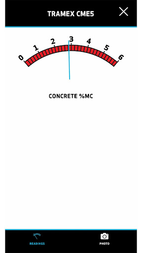 Android application Tramex Meters screenshort