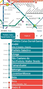 Mapa do Metrô de São Paulo
