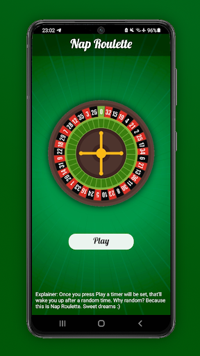 Android application Nap Roulette screenshort
