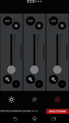 Android application Practilite Remote Control screenshort