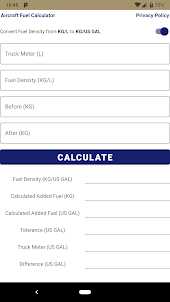 Aircraft Fuel Calculator