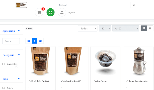 cali organic coffee Screen 2