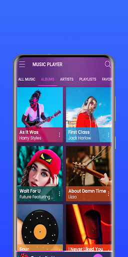 Android application Music Player Beautiful screenshort