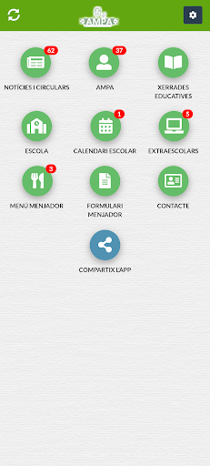 Android application AMPA MARE DE DEU DE L'OLIVAR screenshort
