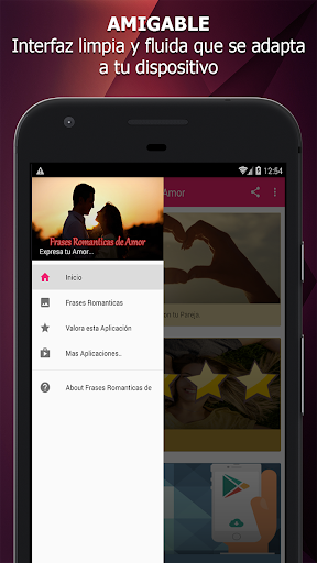 Android application Frases Romanticas de Amor screenshort