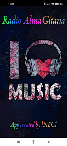 Android application Radio AlmaGitana screenshort