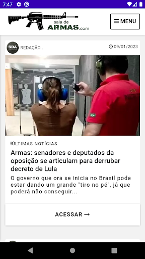 Android application Sala de Armas screenshort