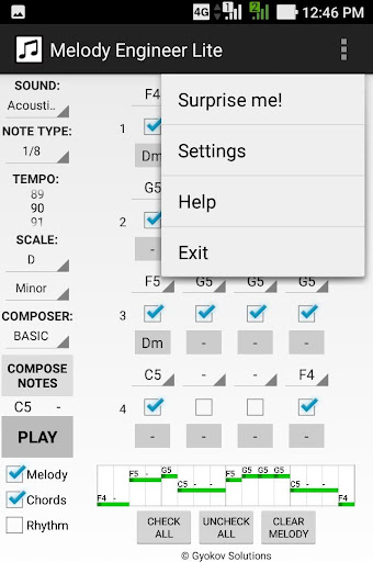 Screenshot of Melody Engineer Lite