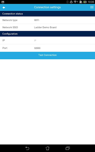 Screenshot of ST PLC App