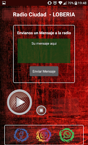 Android application Radio Ciudad 89.5 Lobería screenshort