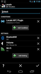 Locale NFC Plugin Screenshot