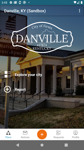 Android application Danville KY screenshort