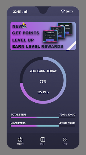 Android application Trophy Step Get Rewards screenshort