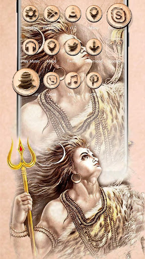 Lord Shiv Ji Launcher Theme Screen 3