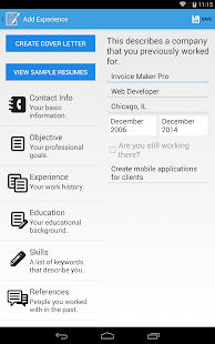 Resume Builder Pro Screenshot