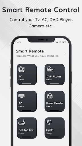 Android application Smart Remote Control for Tv screenshort