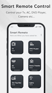 Smart Remote Control for Tv