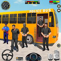 Offroad US Police Transporter Bus Driving Sim 2020