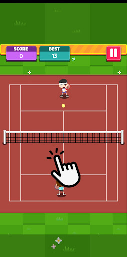 Android application Tennis screenshort