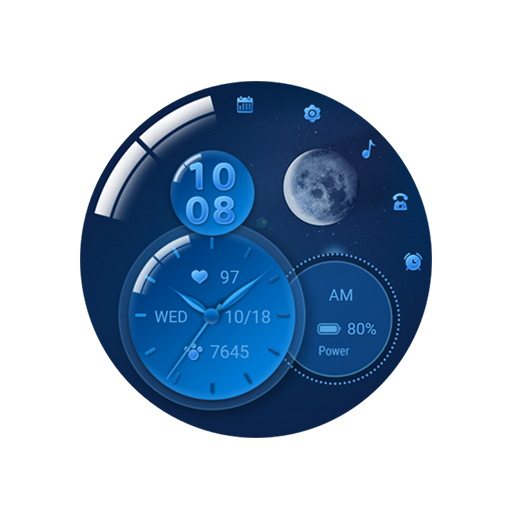 Blue Starry Sky For Wear OS logo