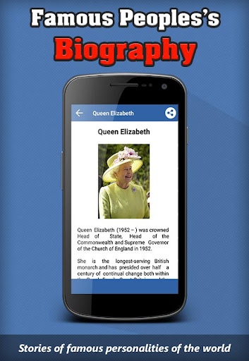 100 Great People Biography Screen 3