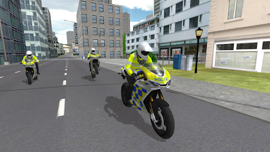 Police Motorbike Simulator 3D Varies with device screenshots 3