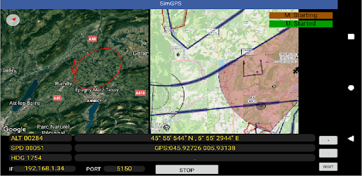 SimGPS Screen 2