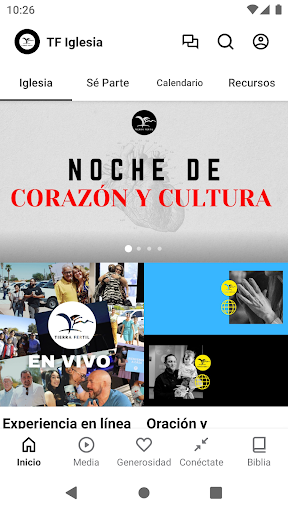 Android application Tierra Fértil screenshort