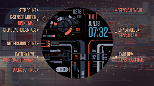 TREK: 25th Century Watch v3 Screen 2