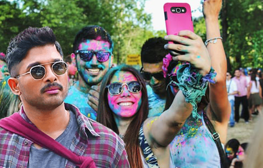 Selfie With Allu Arjun Wallpapers