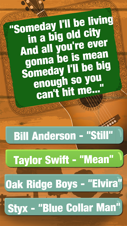 Guess The Lyrics Country Music - 6.0 - (Android)