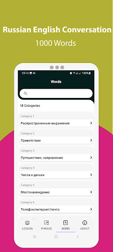 Russian English Conversation Screen 3