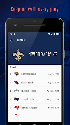 2024 NFL Schedule & Reminder Screen 3